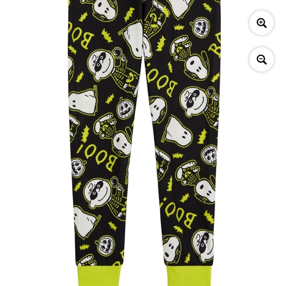 Peanut’s Kids Halloween Unisex 2 PC Pajama Set Size 6 - Picture 4 of 6